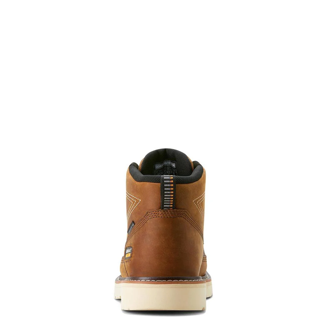 Rebar Lift Composite-Toe Chukka Work Boot Distressed Brown-Textured - Image 5