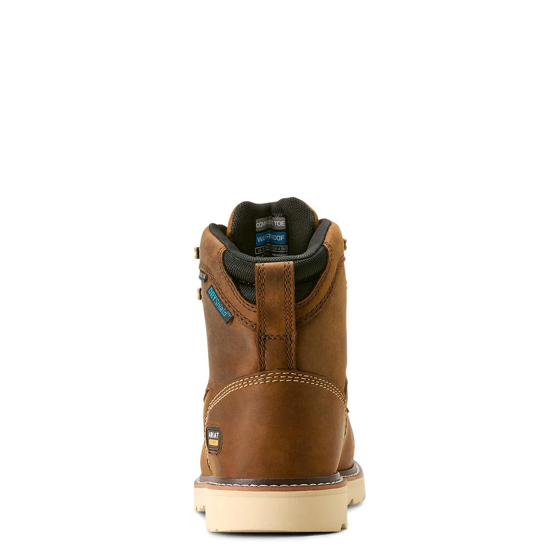 Rebar Lift Women's Waterproof Composite Toe Work Boot - Brown - Image 3