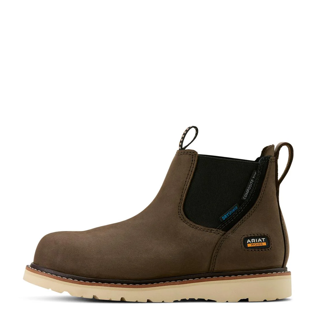 Rebar Wedge Chelsea Women's Waterproof Composite Toe Work Boot Brown - Image 6