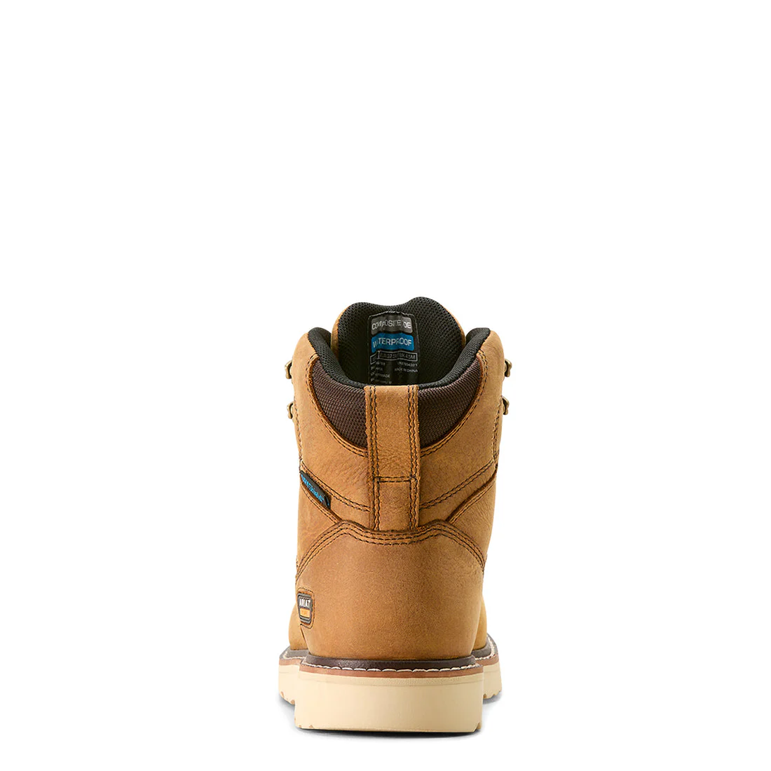 Rebar Wedge Moc Toe Women's Waterproof Composite Toe Work Boot - Brown - Image 3