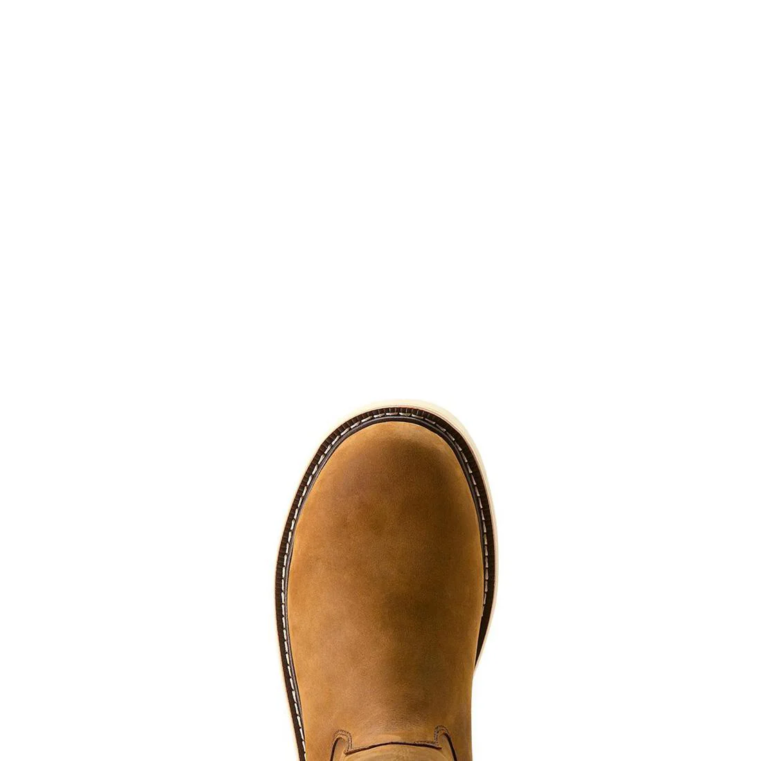 Rebar Soft-Toe Waterproof Pull-On Wedge Boot Distressed Brown - Image 4