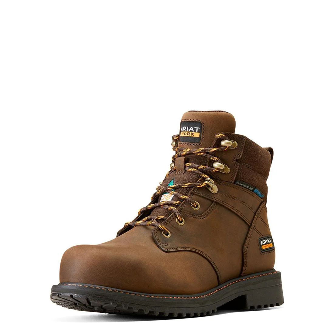 RigTEK 6 inch Composite-Toe CSA Waterproof Work Boot Oily Distressed Brown - Image 6