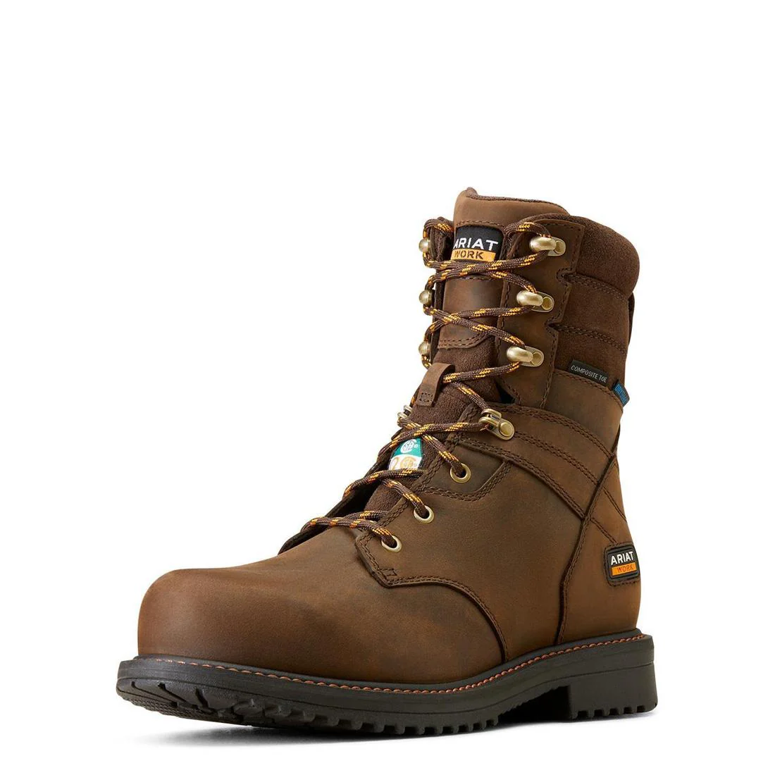 RigTEK 8 inch Composite-Toe CSA Waterproof Work Boot Oily Distressed Brown - Image 7