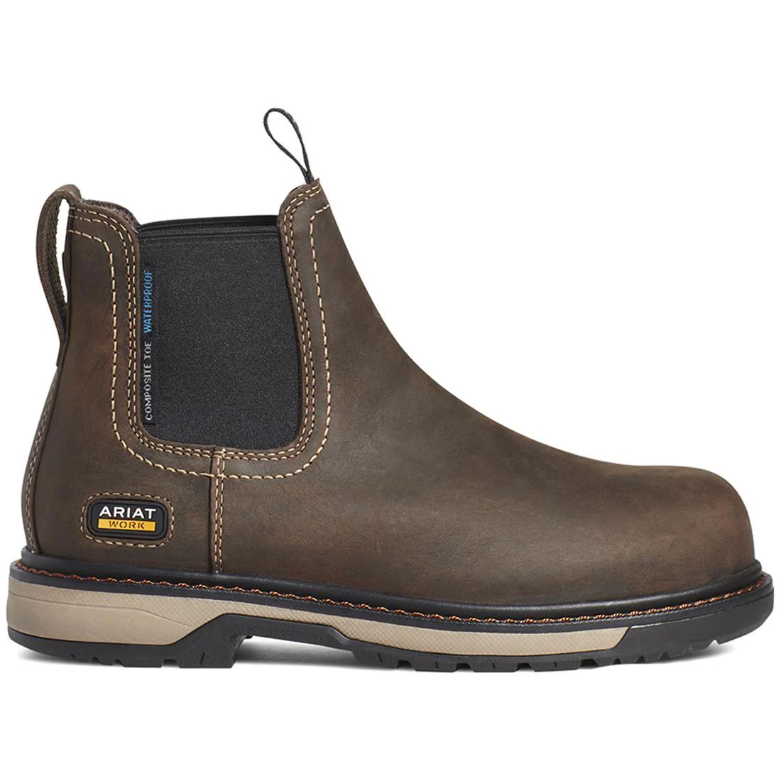 Riveter Chelsea Women's CSA Waterproof Composite Toe Work Boot - Brown