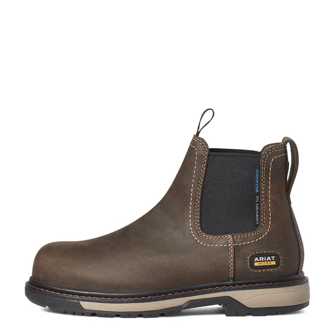 Riveter Chelsea Women's CSA Waterproof Composite Toe Work Boot - Brown - Image 6