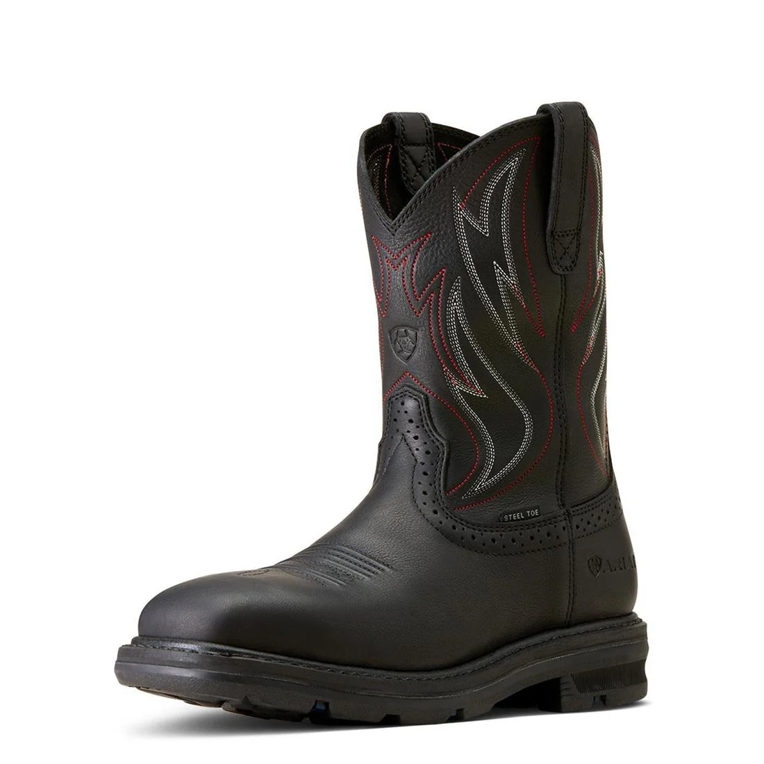Sierra Shock Shield Steel-Toe Work Boot Black - Image 7