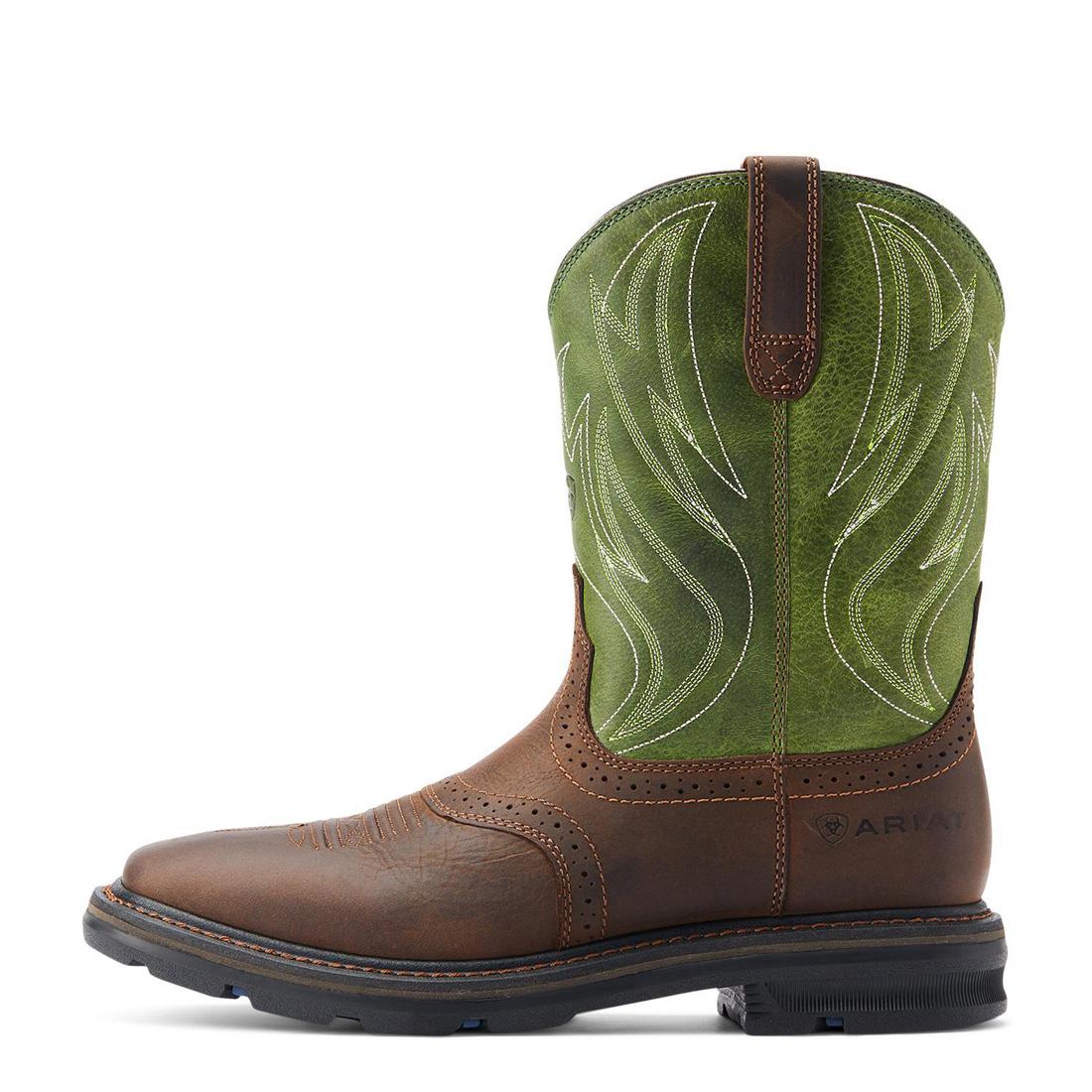 Sierra Shock Shield Soft-Toe Boot Dark Brown - Image 5