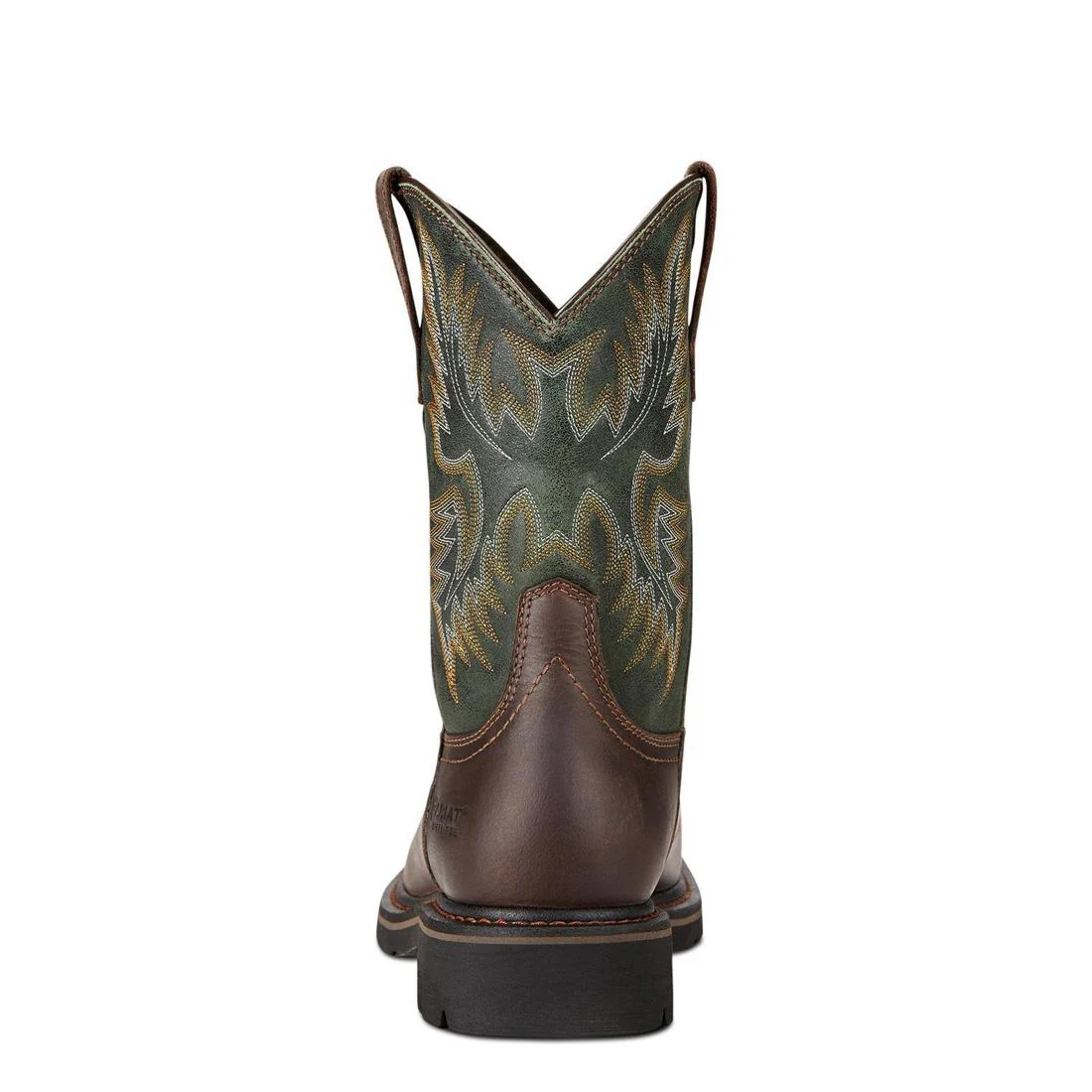 Sierra Steel-Toe Wide Square Toe Work Boot Dark Brown - Image 5
