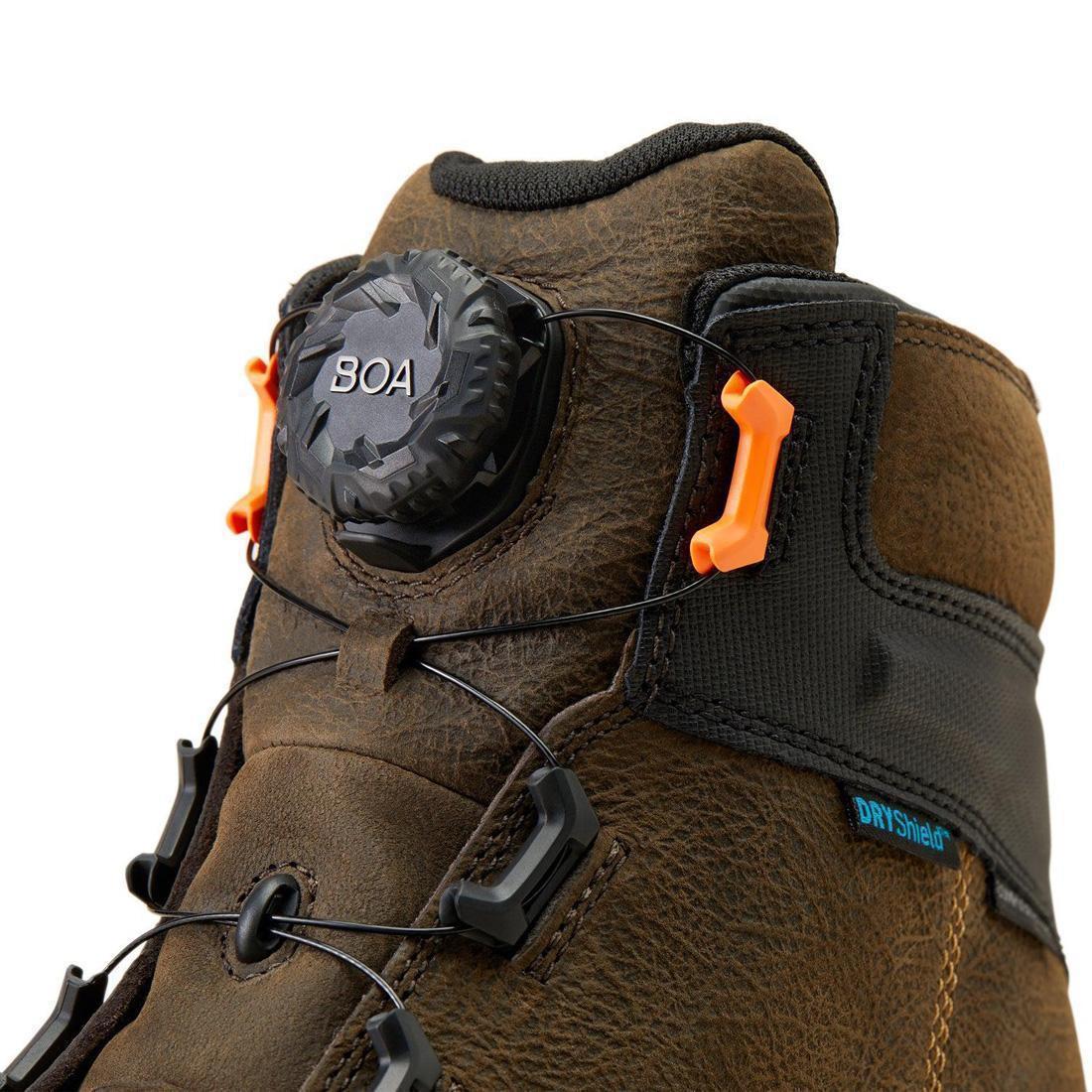 Stump Jumper BOA 6 inch Composite-Toe Waterproof Work Boot Iron Coffee - Image 8