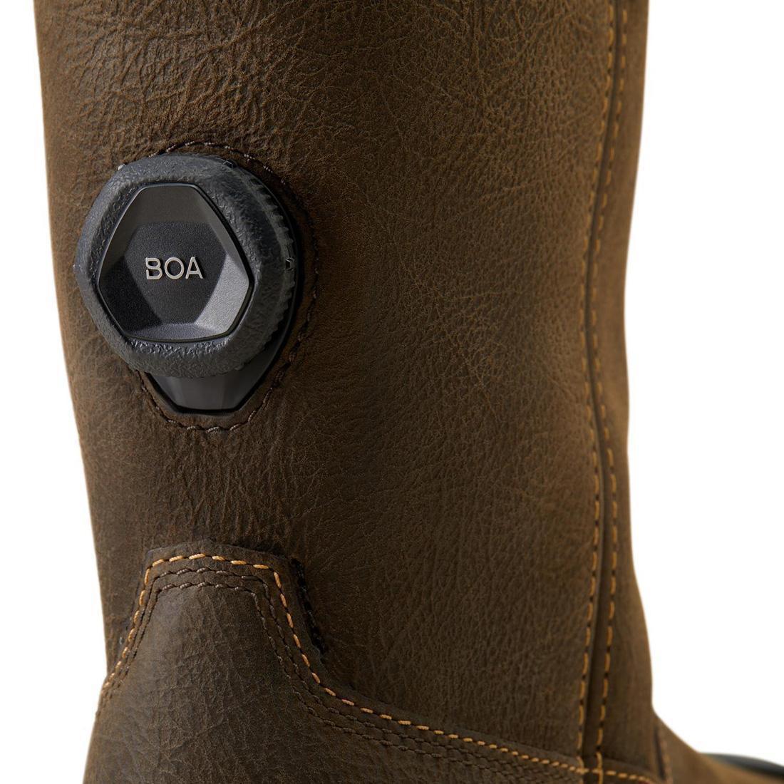 Stump Jumper BOA Composite-Toe Waterproof Pull-On Work Boot Iron Coffee - Image 8