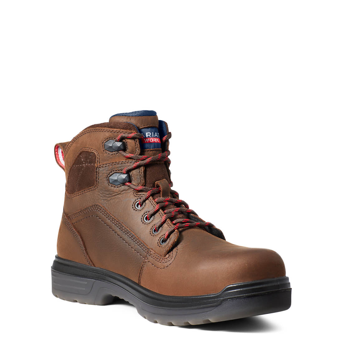 Turbo 6 inch Carbon-Toe Waterproof USA Assembled Work Boot Rich Brown - Image 2