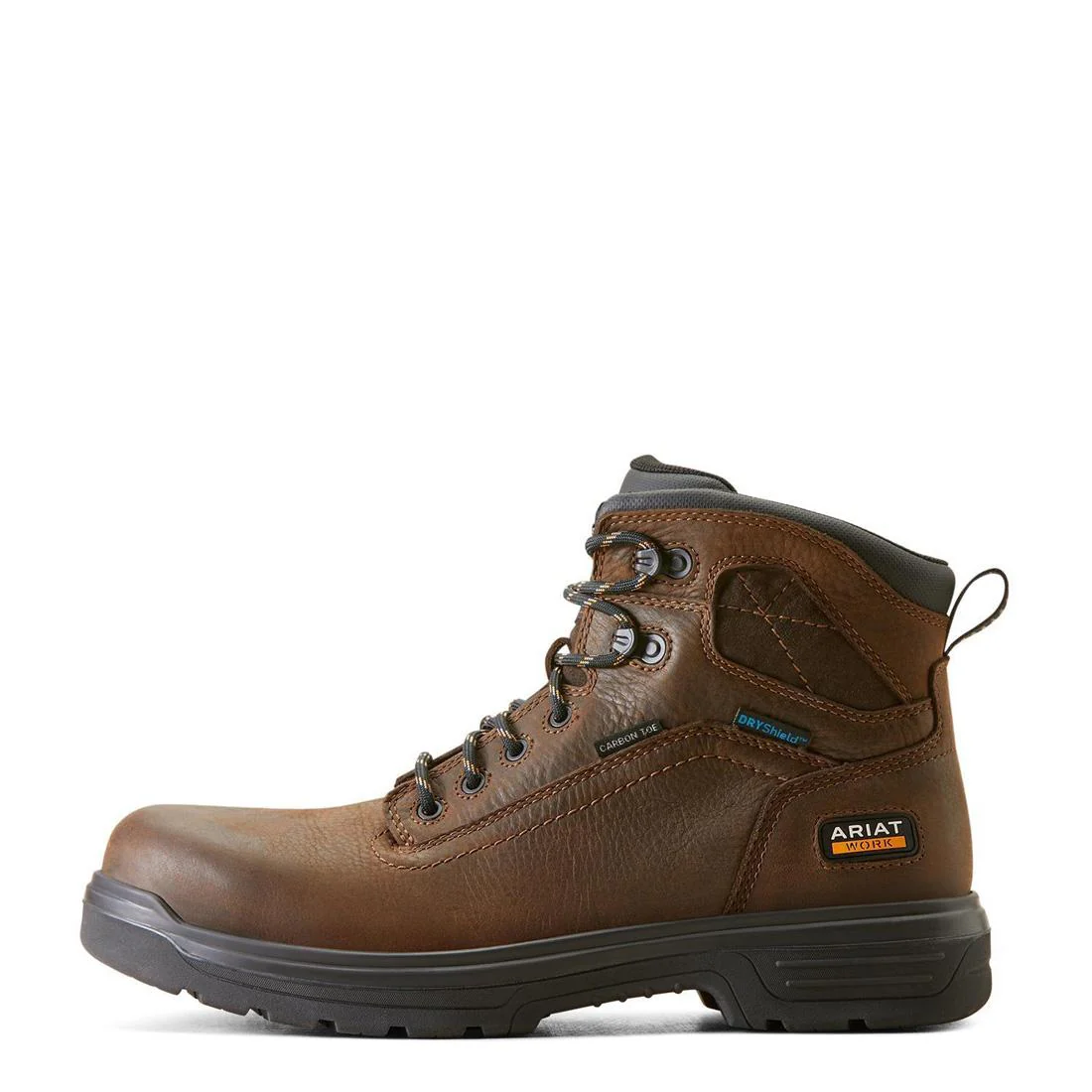 Turbo 6 inch Carbon-Toe Waterproof Work Boot Rich Brown - Image 6