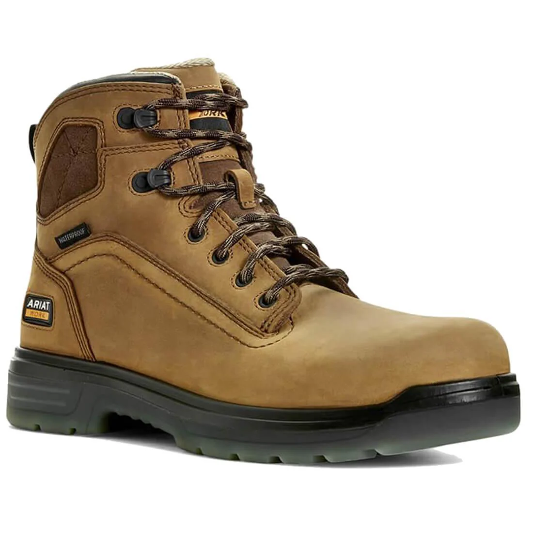 Turbo 6 inch Soft-Toe Waterproof Boot Aged Bark - Image 2