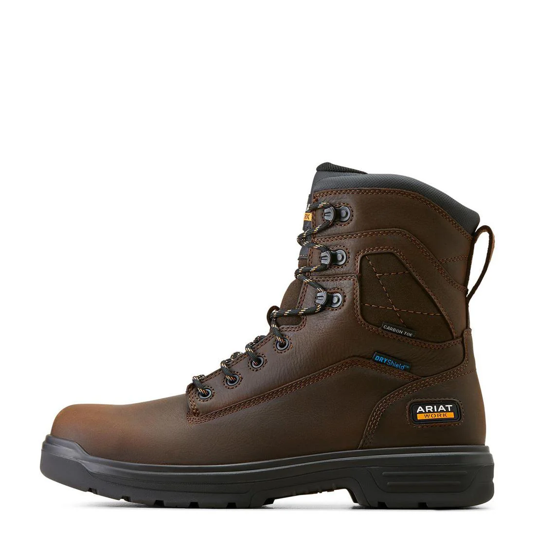 Turbo 8 inch Carbon-Toe Waterproof Work Boot Rich Brown - Image 6