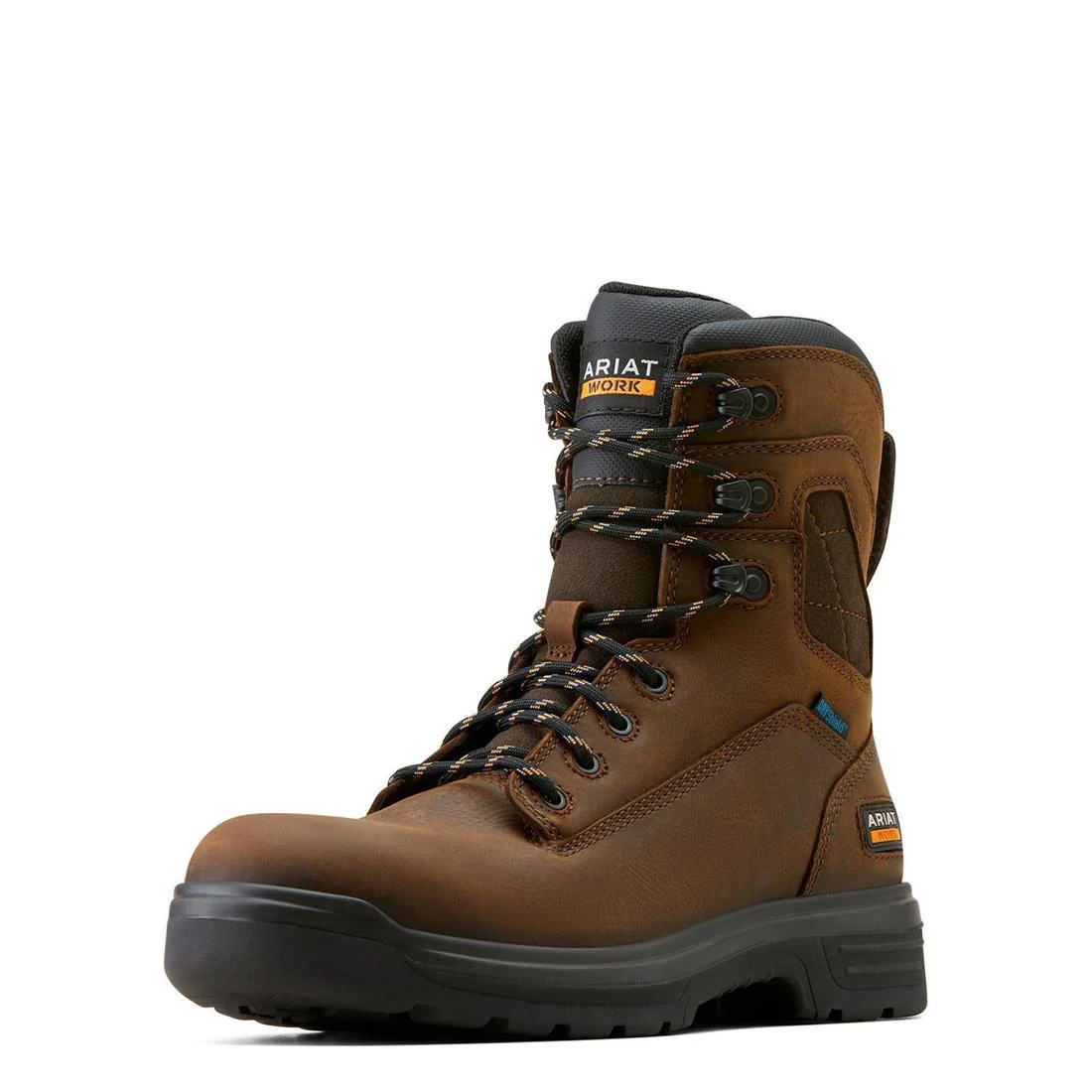 Turbo 8 inch Soft-Toe Waterproof Boot Rich Brown - Image 8
