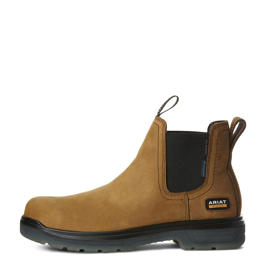 Turbo Carbon-Toe Waterproof Chelsea Work Boot Aged Bark - Image 6