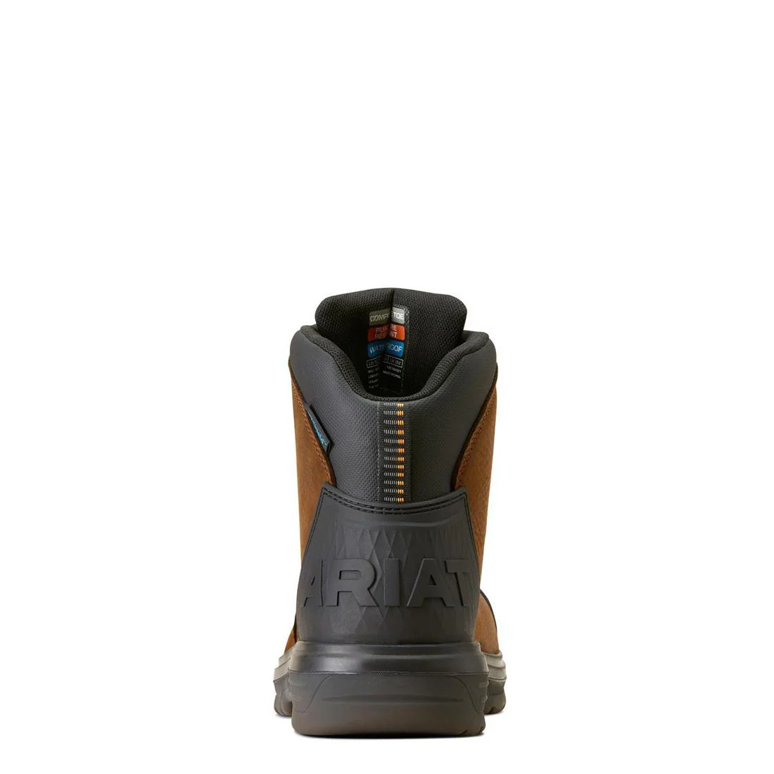 Turbo Outlaw 6 inch Carbon-Toe CSA Waterproof Work Boot Rich Brown - Image 5