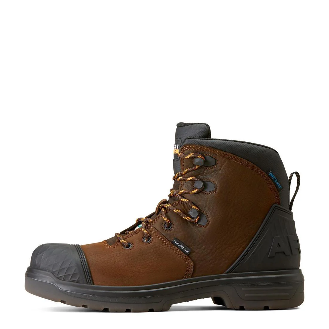 Turbo Outlaw 6 inch Carbon-Toe CSA Waterproof Work Boot Rich Brown - Image 6