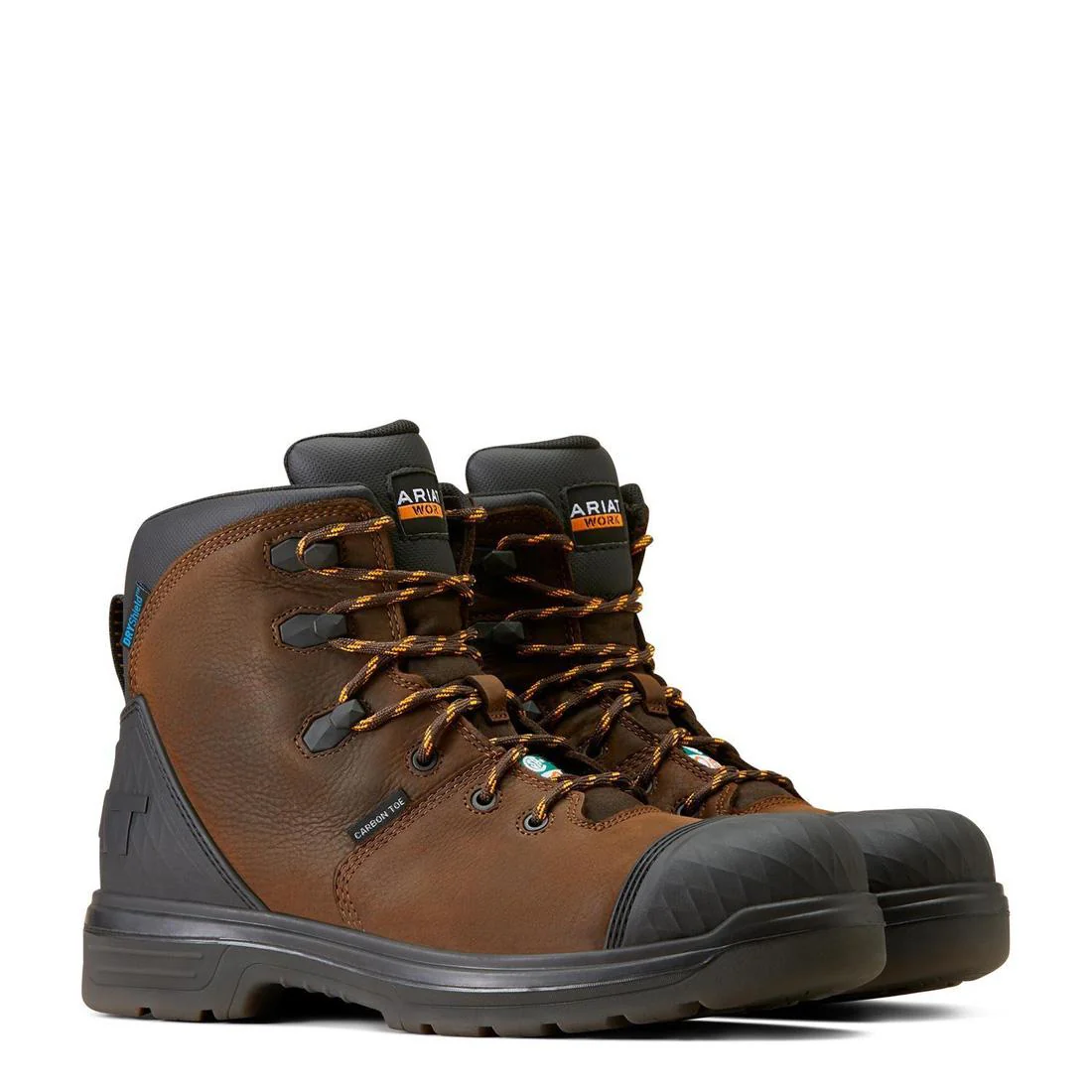 Turbo Outlaw 6 inch Carbon-Toe CSA Waterproof Work Boot Rich Brown - Image 7