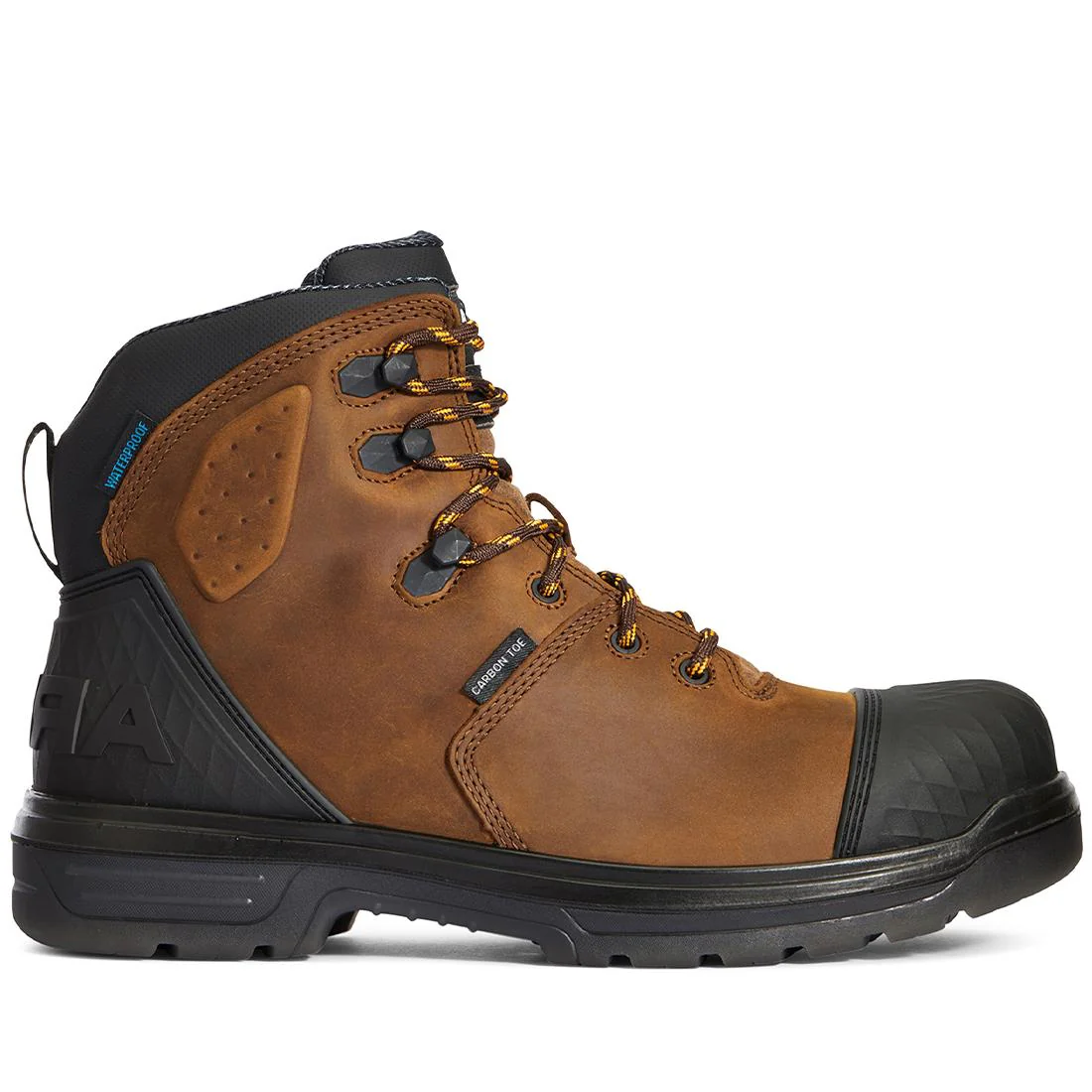 Turbo Outlaw 6 inch Carbon-Toe Waterproof Work Boot Barley Brown