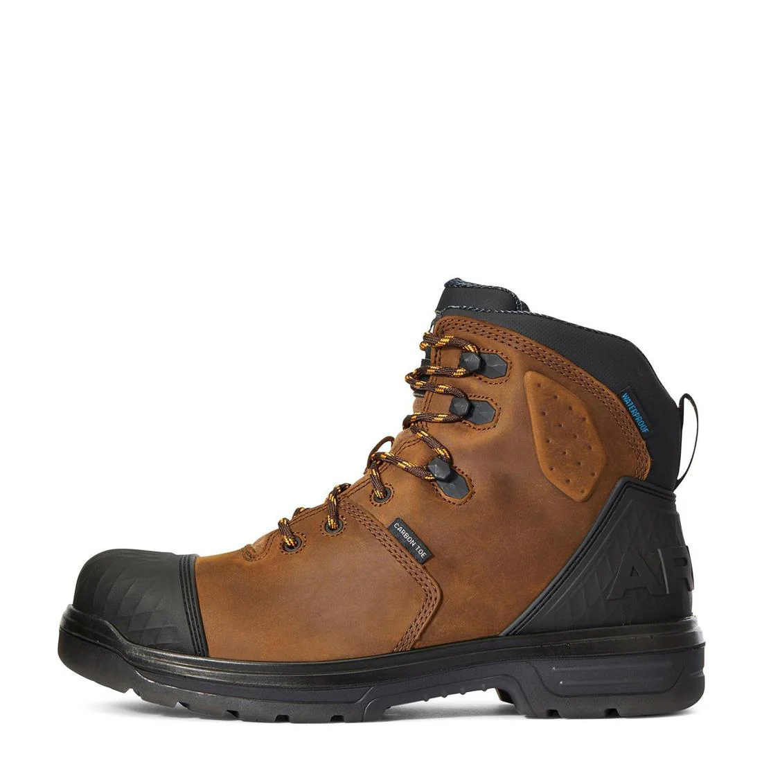 Turbo Outlaw 6 inch Carbon-Toe Waterproof Work Boot Barley Brown - Image 6