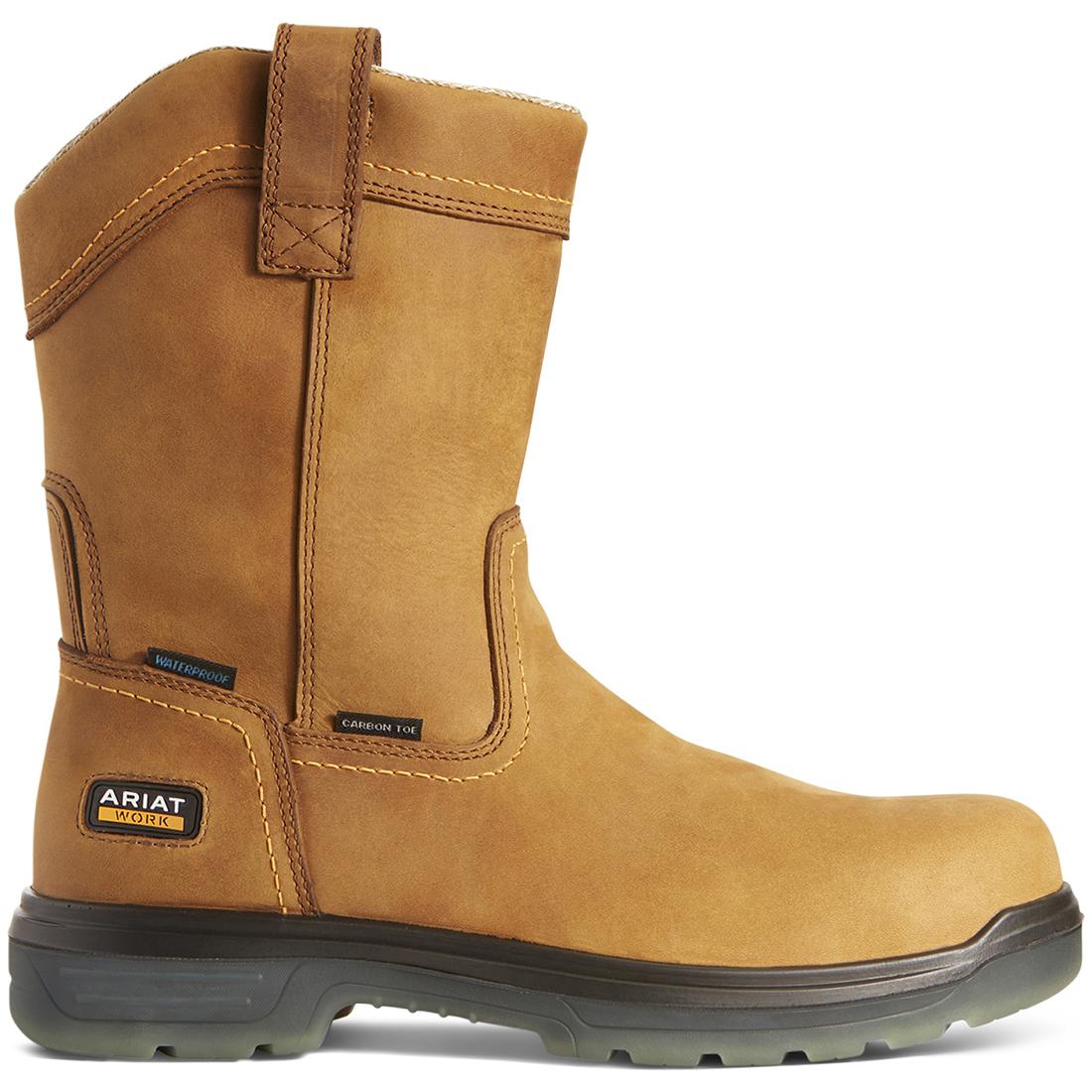 Turbo Carbon-Toe Waterproof Pull-On Work Boot Aged Bark