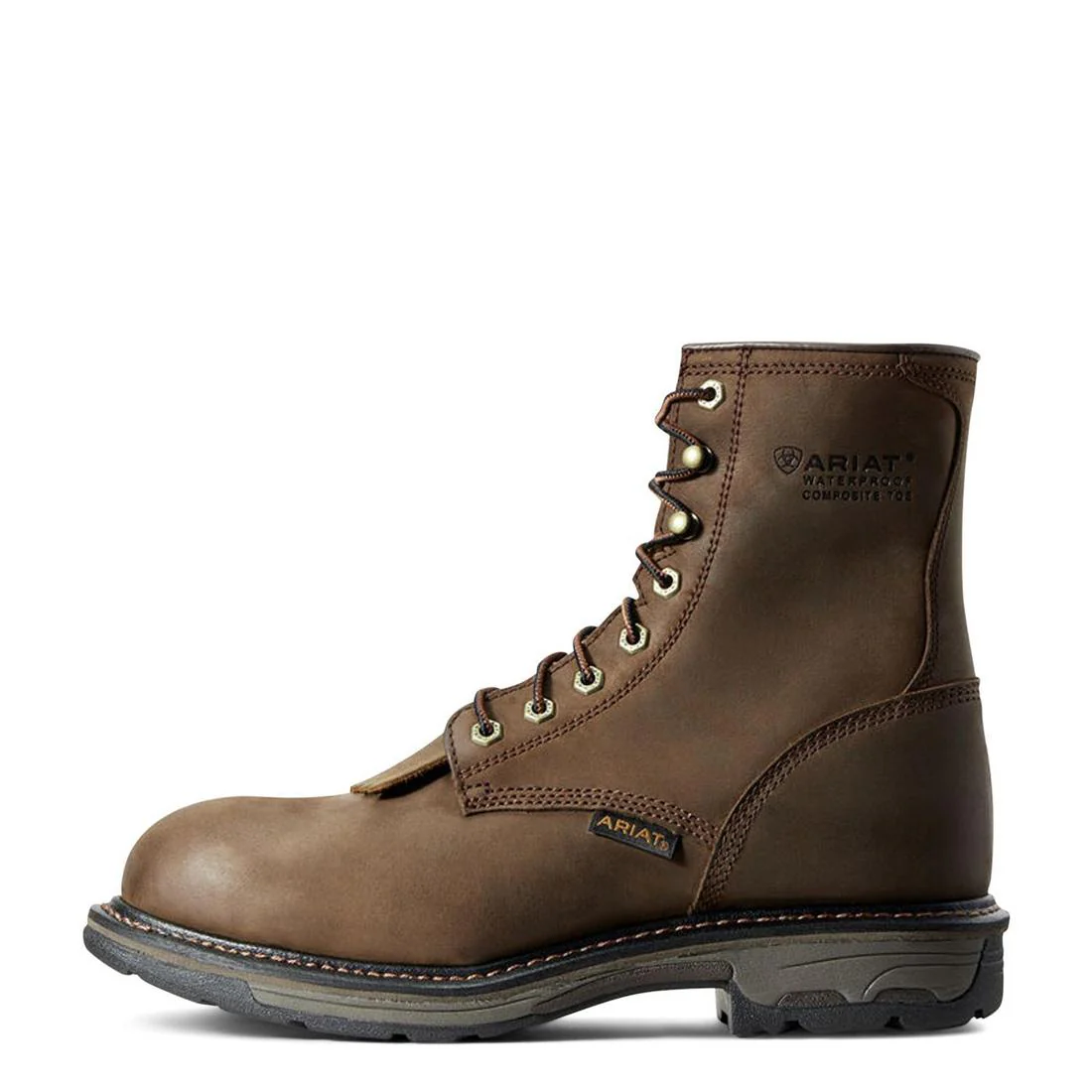 WorkHog 8 inch Composite-Toe Waterproof Work Boot Oily Distressed Brown - Image 6
