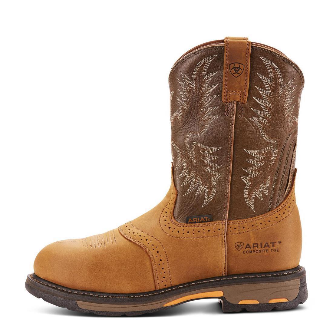 WorkHog Composite-Toe Work Boot Aged Bark - Image 6