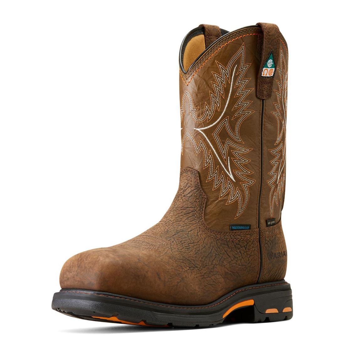 WorkHog Composite-Toe CSA Waterproof Insulated Work Boot Bruin Brown - Image 5