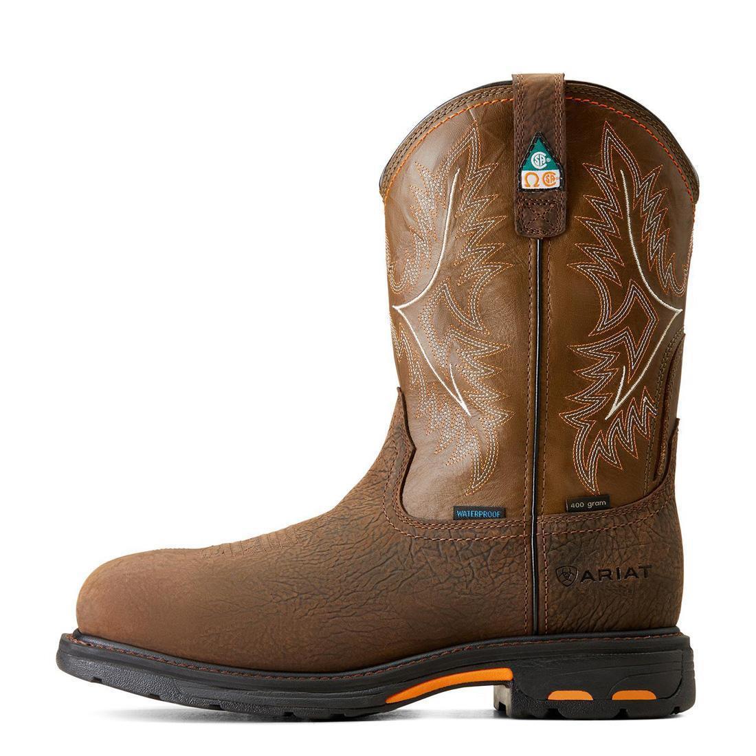 WorkHog Composite-Toe CSA Waterproof Insulated Work Boot Bruin Brown - Image 6