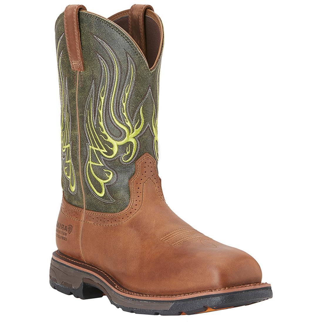 WorkHog Mesteno Composite-Toe Waterproof Work Boot Rust - Image 2