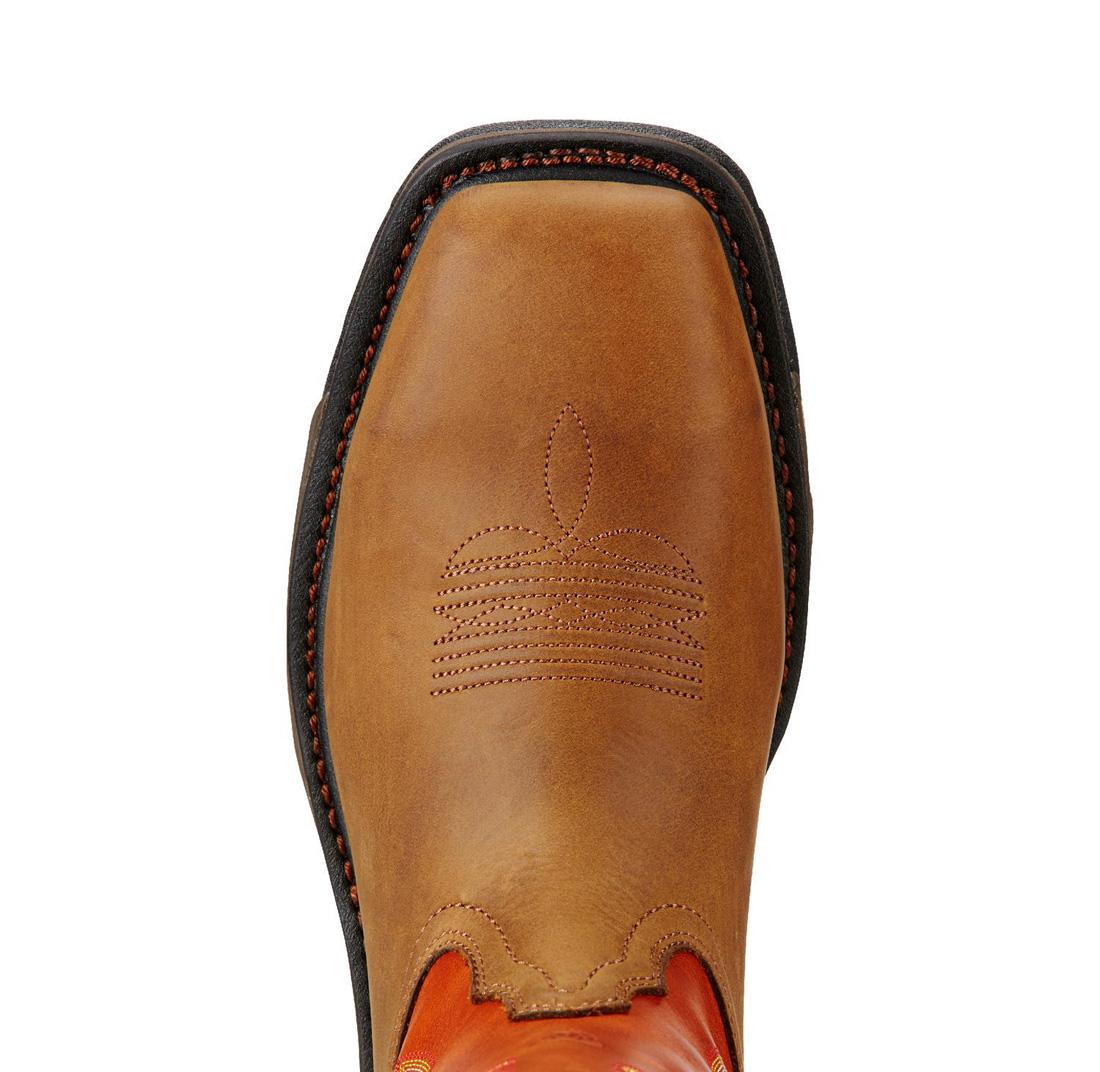 WorkHog Composite-Toe CSA Wide Square Toe Work Boot Dark Earth - Image 4