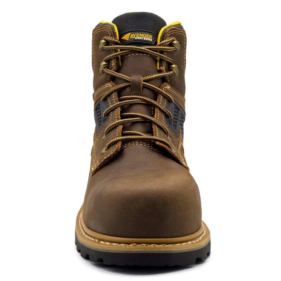 A-Max Dozer Waterproof Composite Toe Work Boots – Brown - Image 4