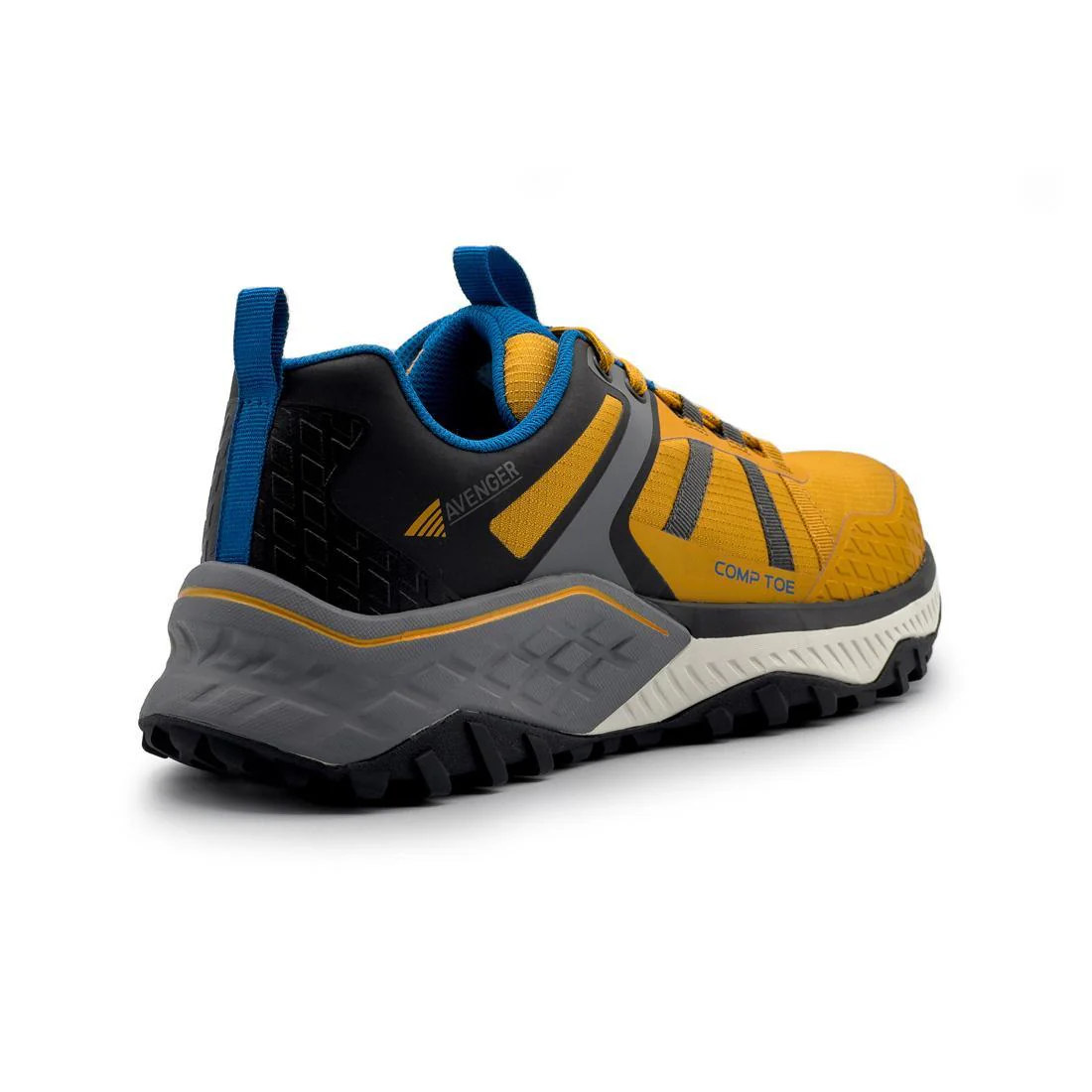 Aero Trail Composite Toe Work Shoes – Yellow/Blue - Image 5