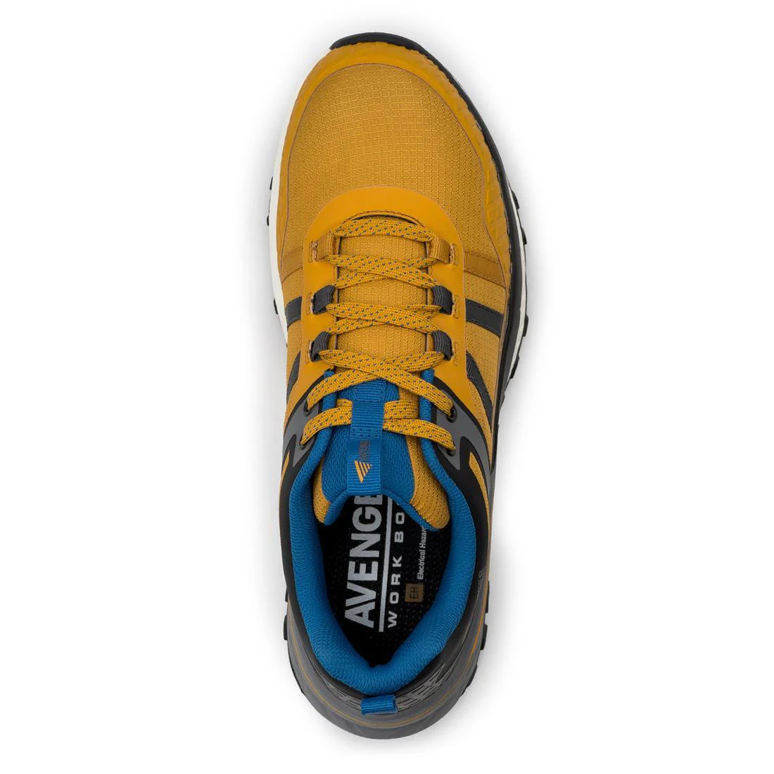 Aero Trail Composite Toe Work Shoes – Yellow/Blue - Image 7