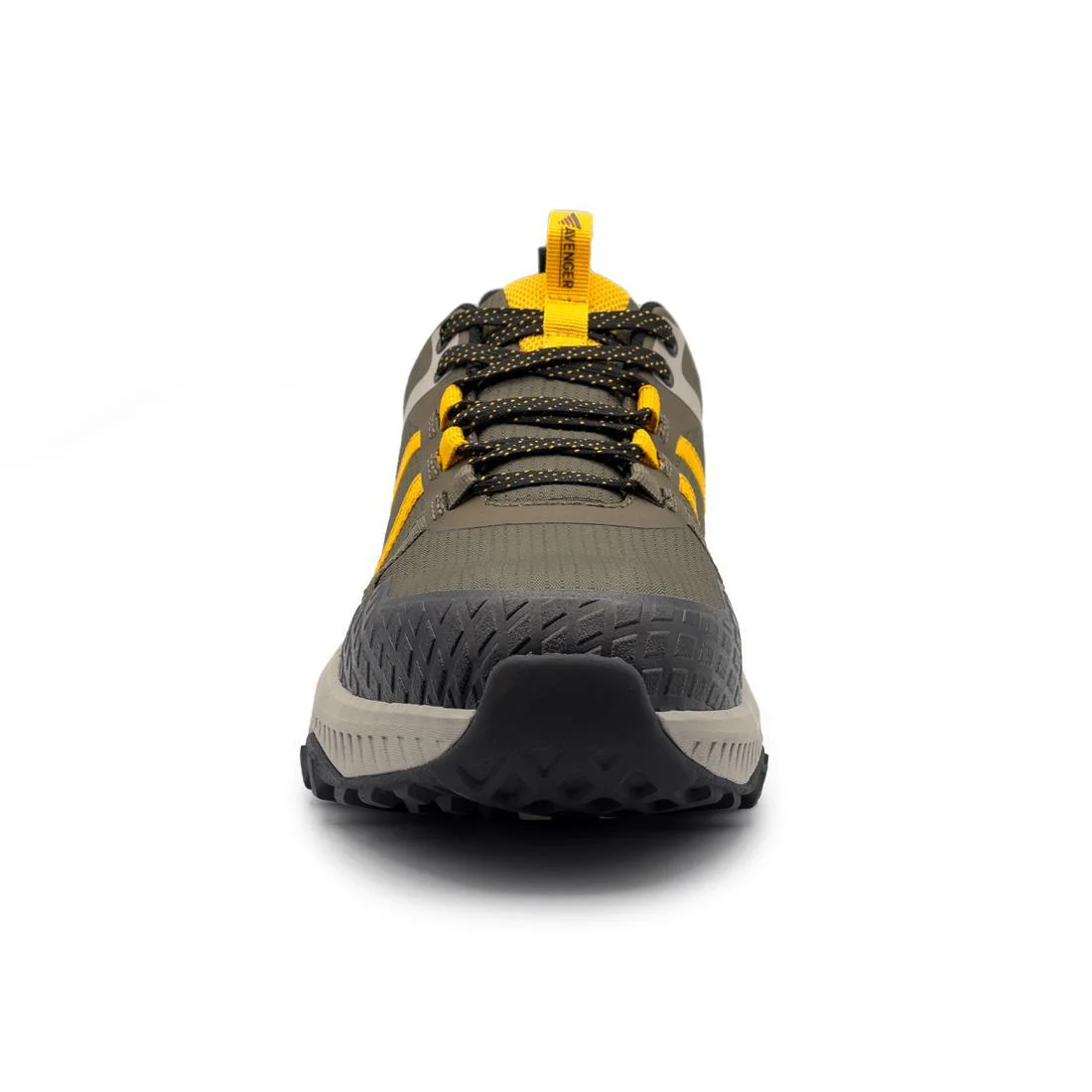 Aero Trail Composite Toe Work Shoes – Olive/Yellow - Image 4