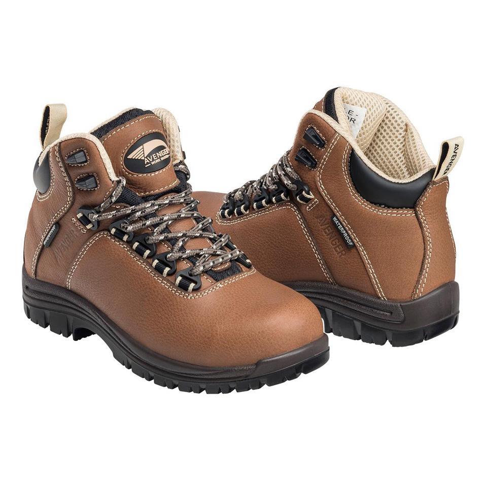 Breaker Women’s 6" Waterproof Puncture Resistant Composite Toe Work Boots – Brown - Image 6