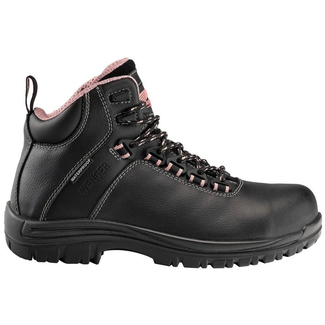 Breaker Women’s Puncture Resistant Comp-Toe Work Boots – Black