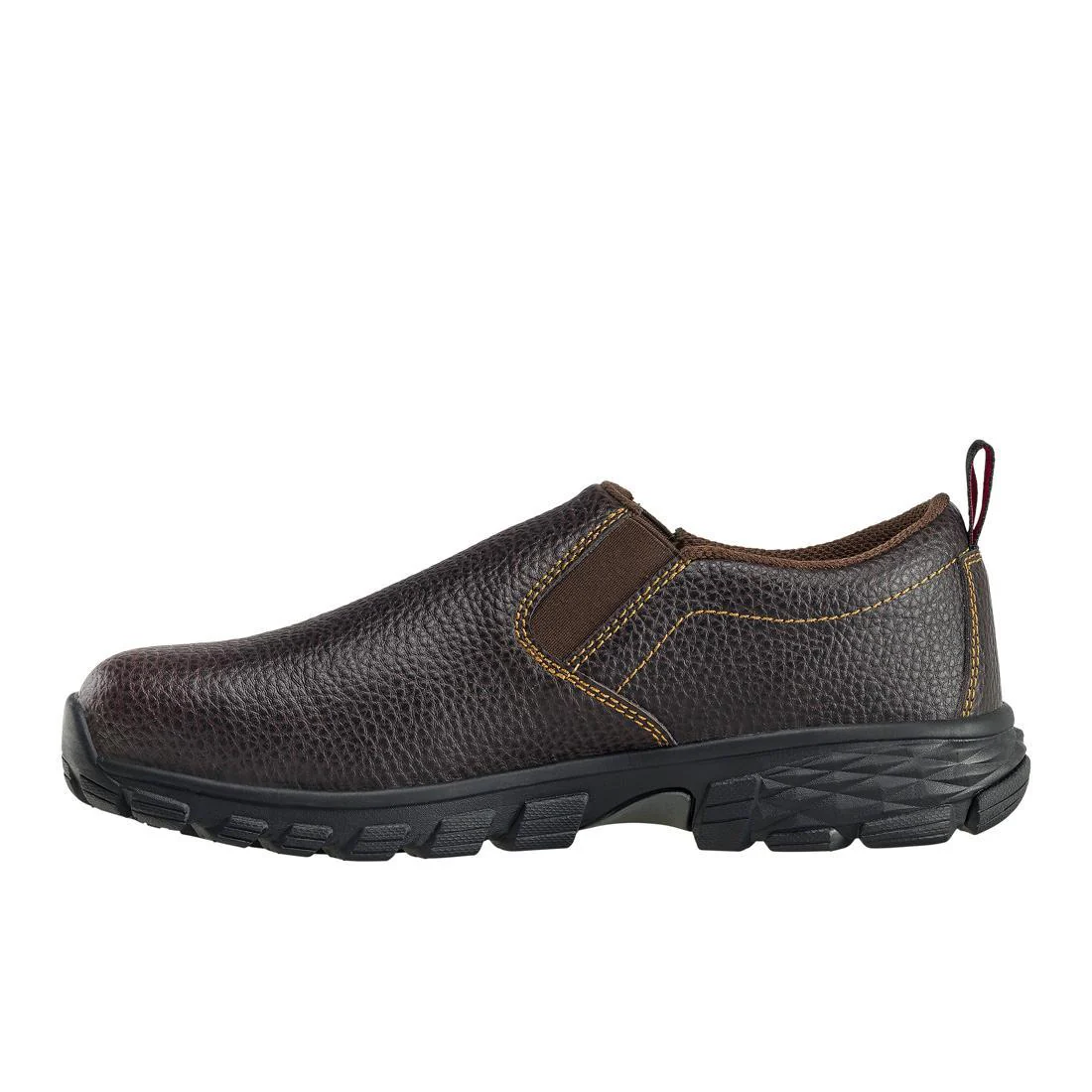 Flight SD10 Alloy Toe Slip-On Work Shoes – Brown - Image 6