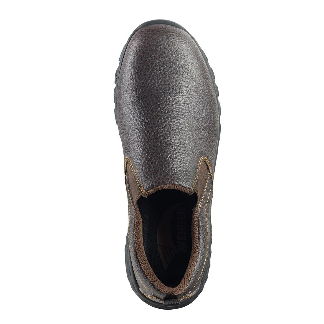 Flight SD10 Alloy Toe Slip-On Work Shoes – Brown - Image 7