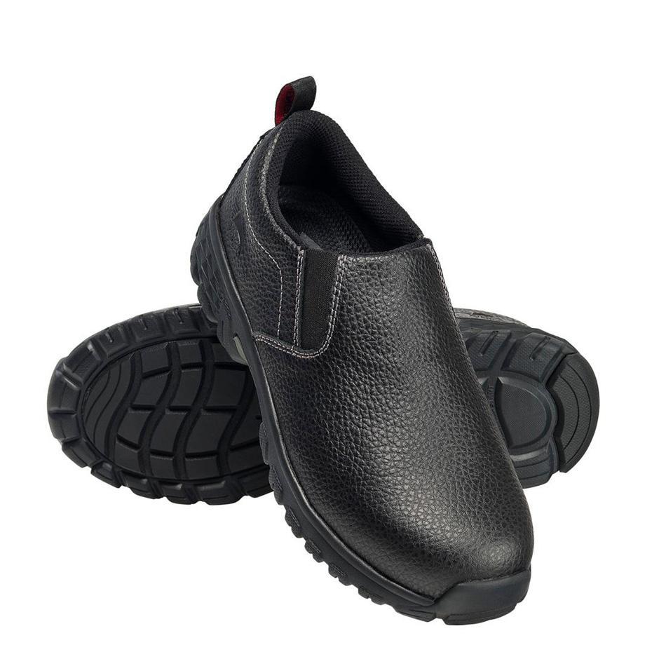 Flight SD10 Alloy Toe Slip-On Work Shoes – Black - Image 8