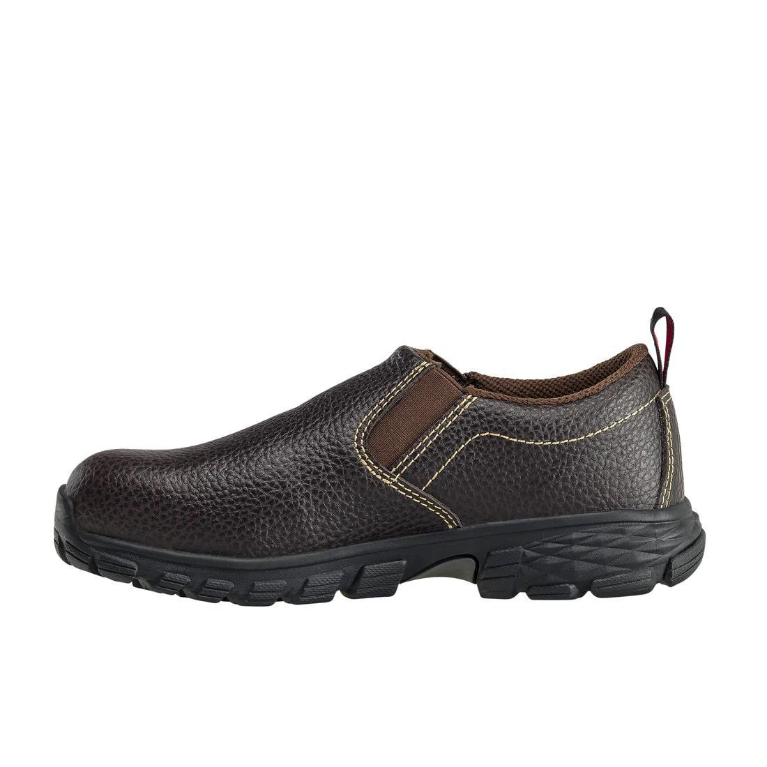 Flight Women’s SD10 Alloy Toe Slip-On Work Shoes – Brown - Image 7
