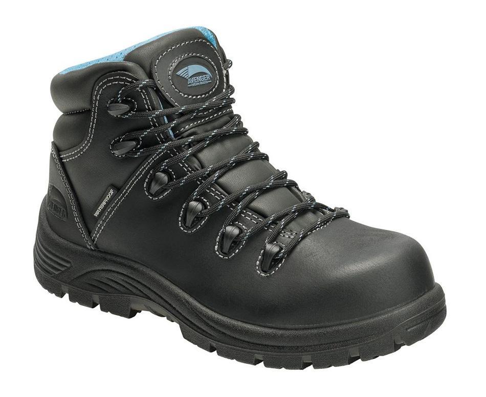 Framer Women’s Puncture Resistant Composite Toe Work Boots – Black - Image 2