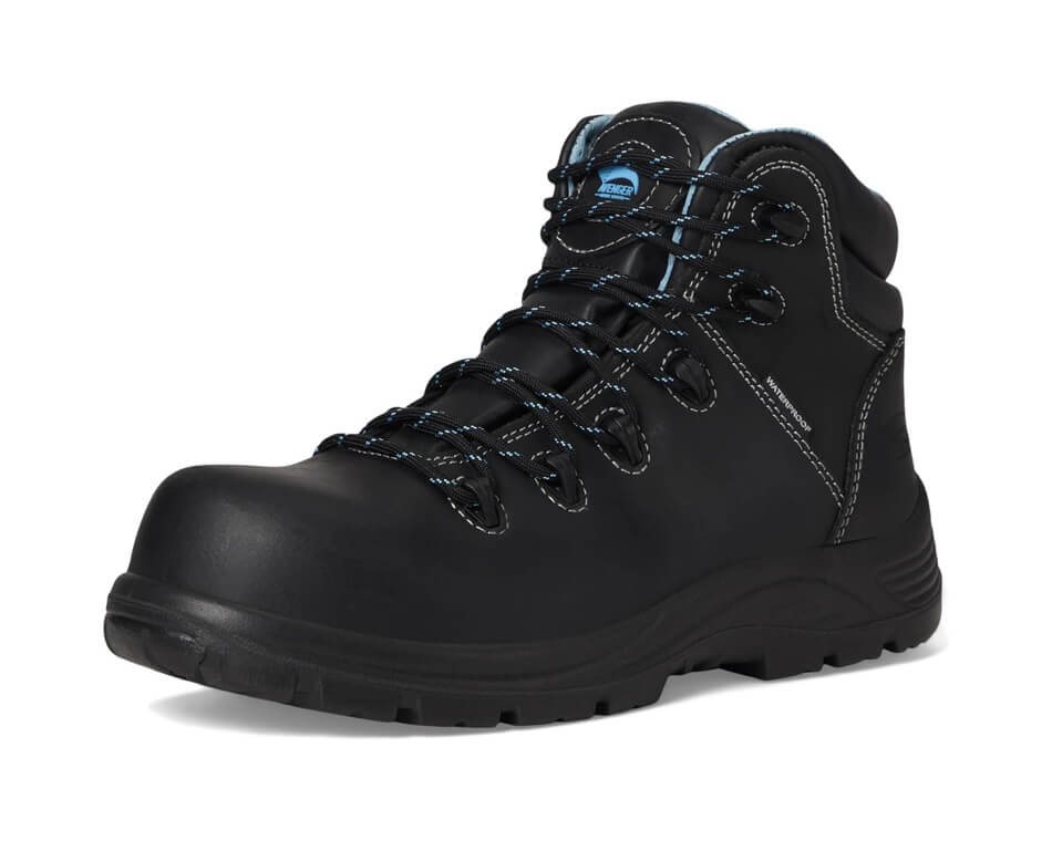 Framer Women’s Puncture Resistant Composite Toe Work Boots – Black - Image 8