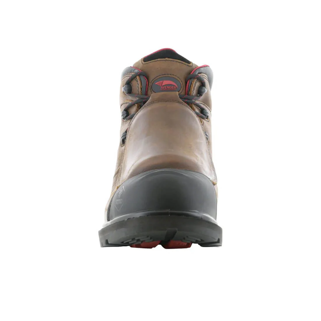 Hammer Waterproof Met Guard Carbon Toe 6" Work Boot – Chocolate Brown - Image 4