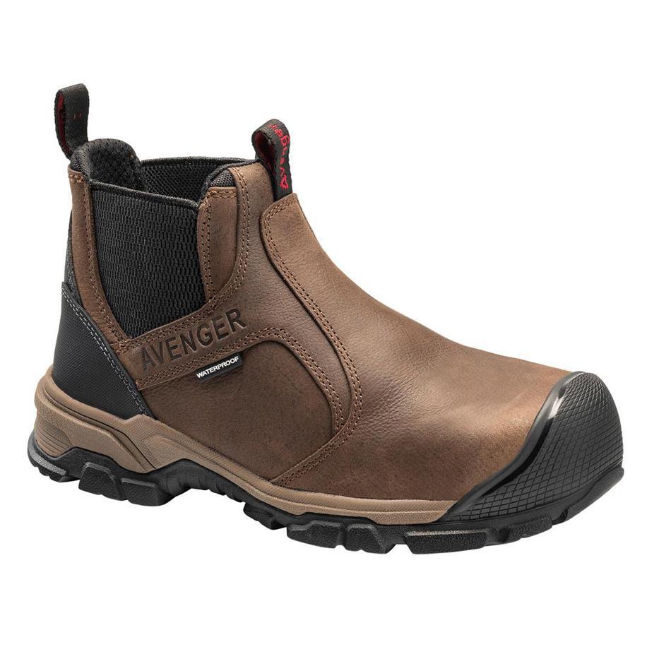 Ripsaw Puncture Resistant Alloy Toe Chelsea Work Boot – Brown - Image 2