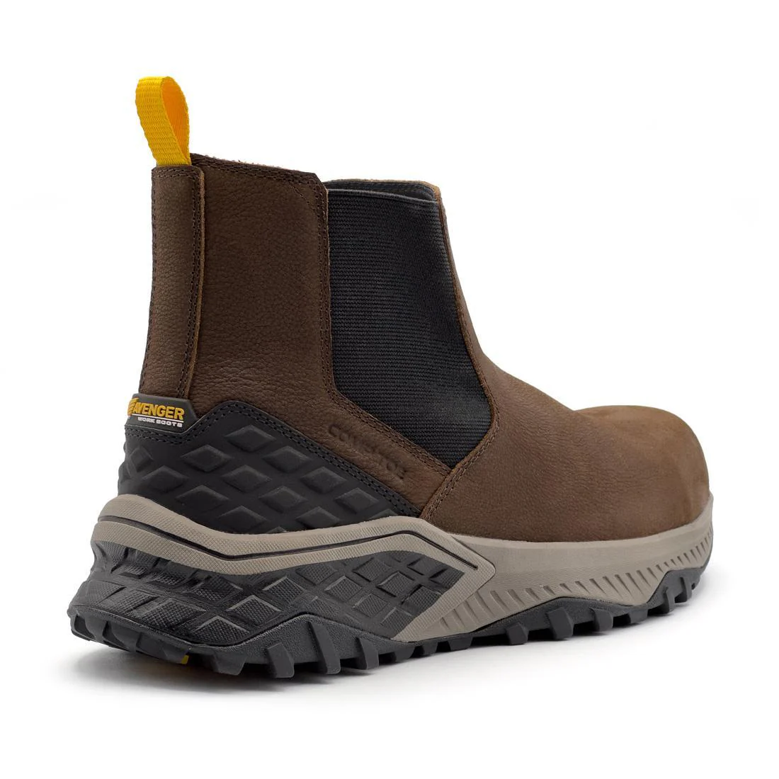 Summit Trail Composite Toe Chelsea Work Boot – Brown - Image 5