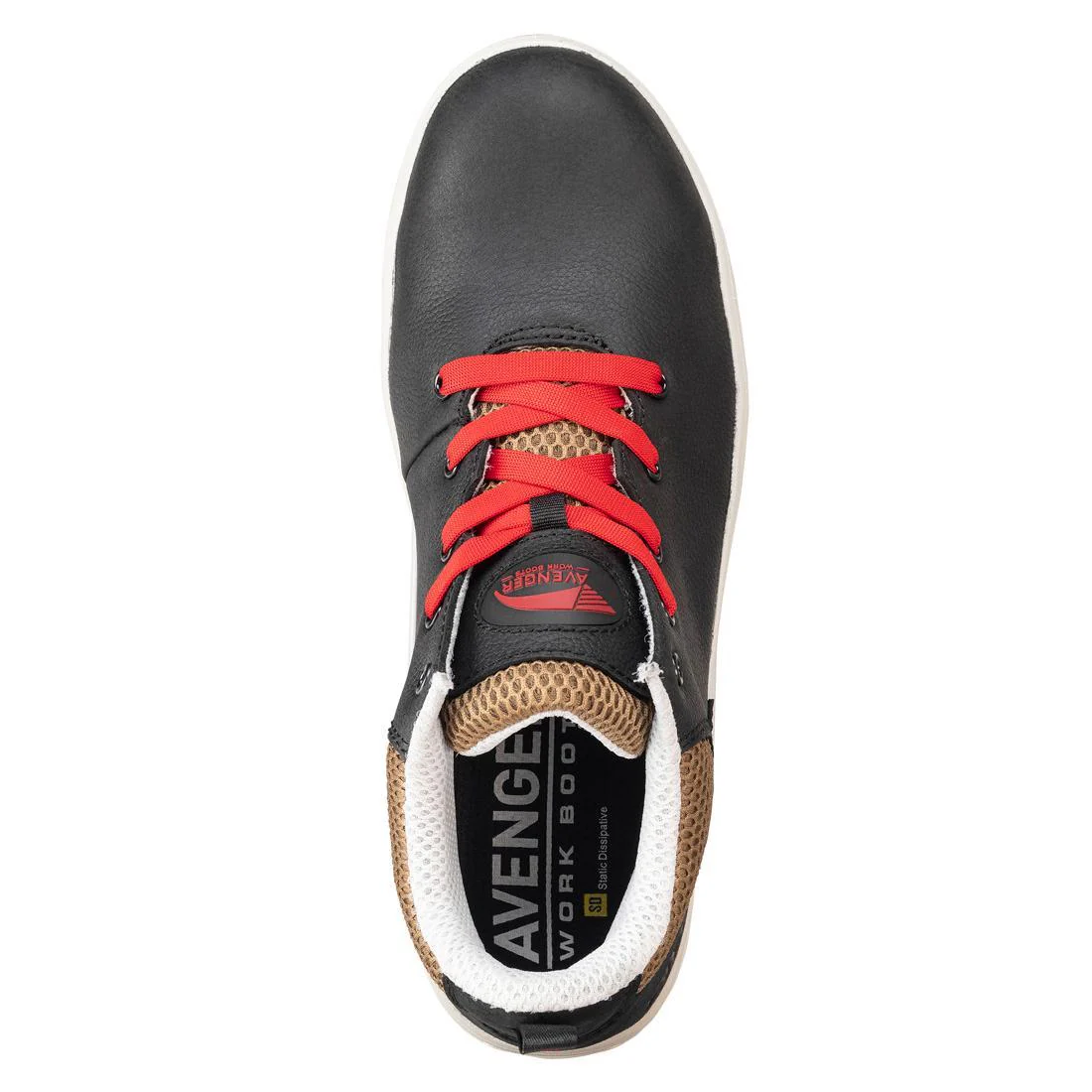 Swarm Aluminum Toe SD10 Work Shoes – Black/Tan - Image 7