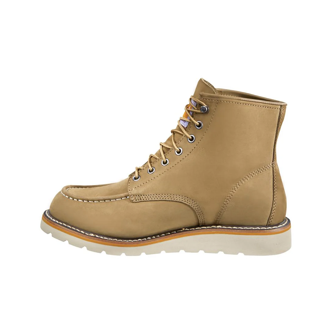 6" Moc Toe Wedge Soft Toe Boot Coyote - Image 6