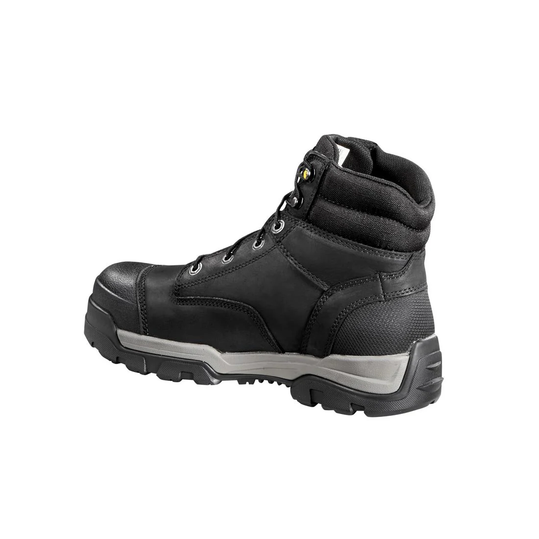 6" Ground Force Waterproof Composite Toe Work Boot Black - Image 5
